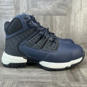 Hytest Footrests Work Boots Mens 11.5 Navy Blue New Composite Toe EH K23332